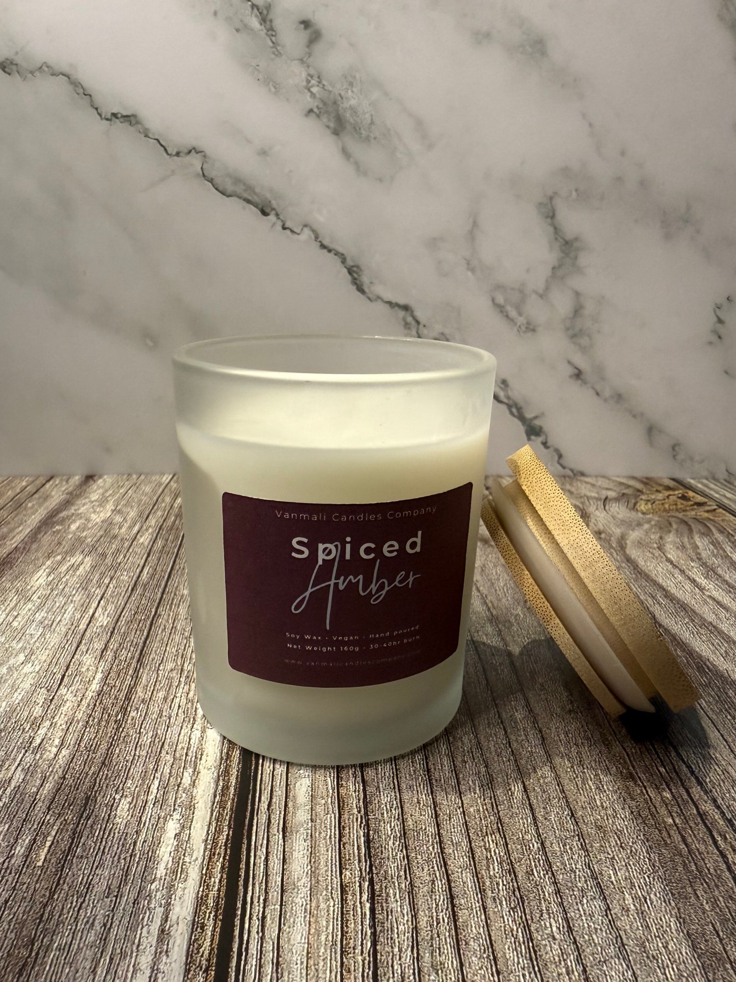 Spiced Amber - Amber & Vetiver Candle