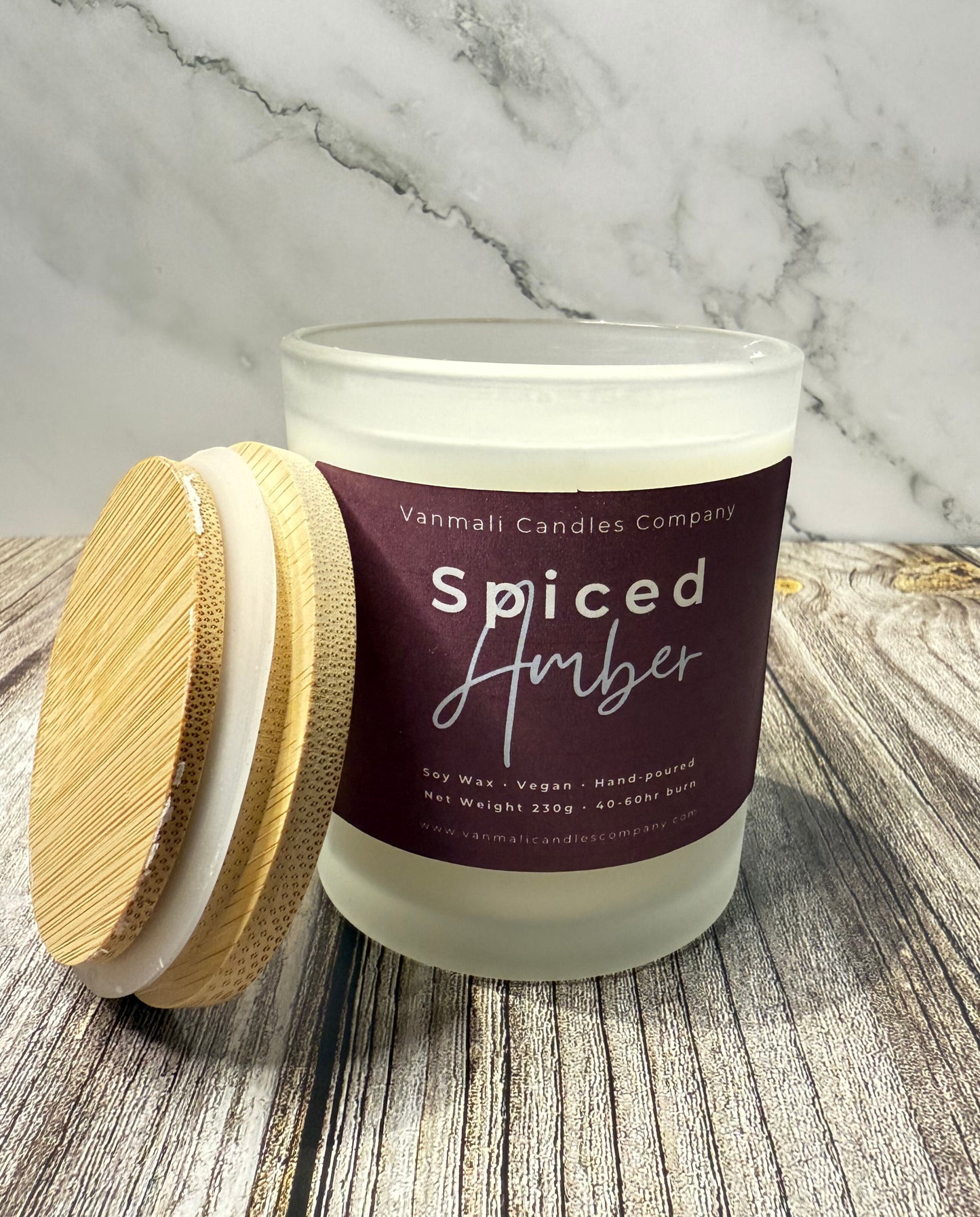 Spiced Amber - Amber & Vetiver Candle